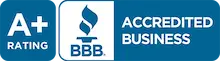 BBB Accredited Business A+ Rating